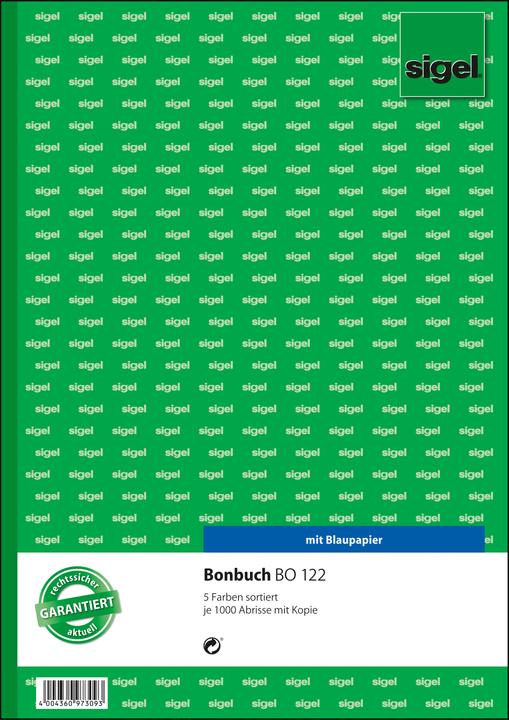 Actual product image Sigel Receipt book, 5x1000 tear-offs (1000 x)