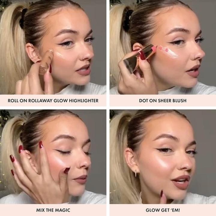 Actual product image Iconic London Rollaway Glow Liquid Highlighter for a Radiant Glow (Highlighter, 8 ml)