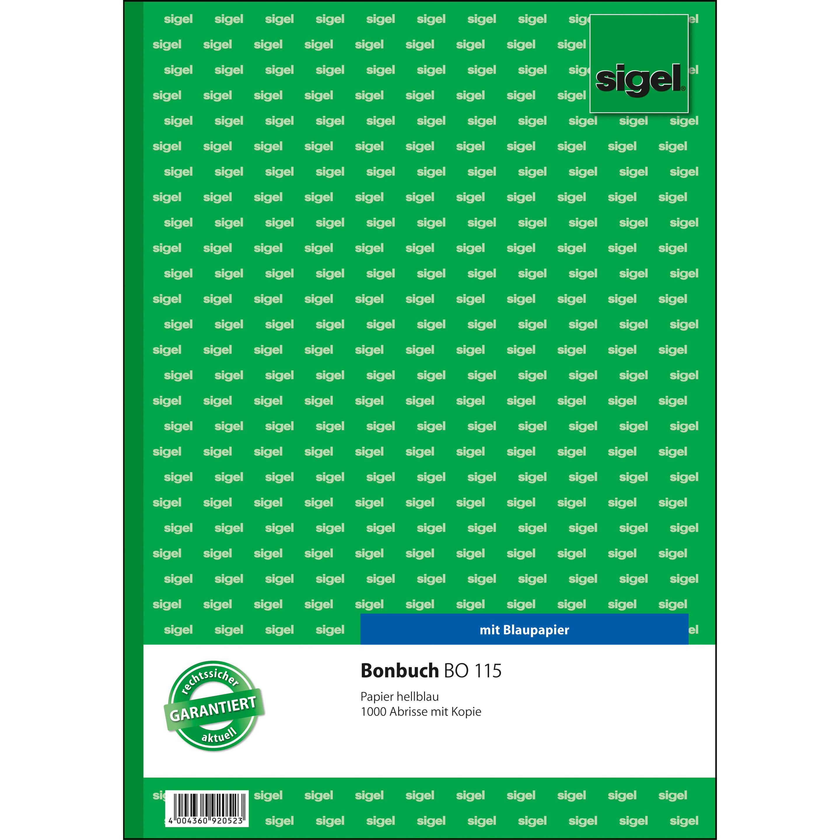 Thumbnail - Sigel, Formular, Bonbuch, 1000 Abrisse (50 x)