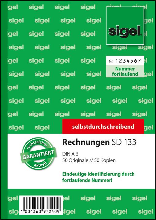 Immagine prodotto Sigel Bollette (50x)