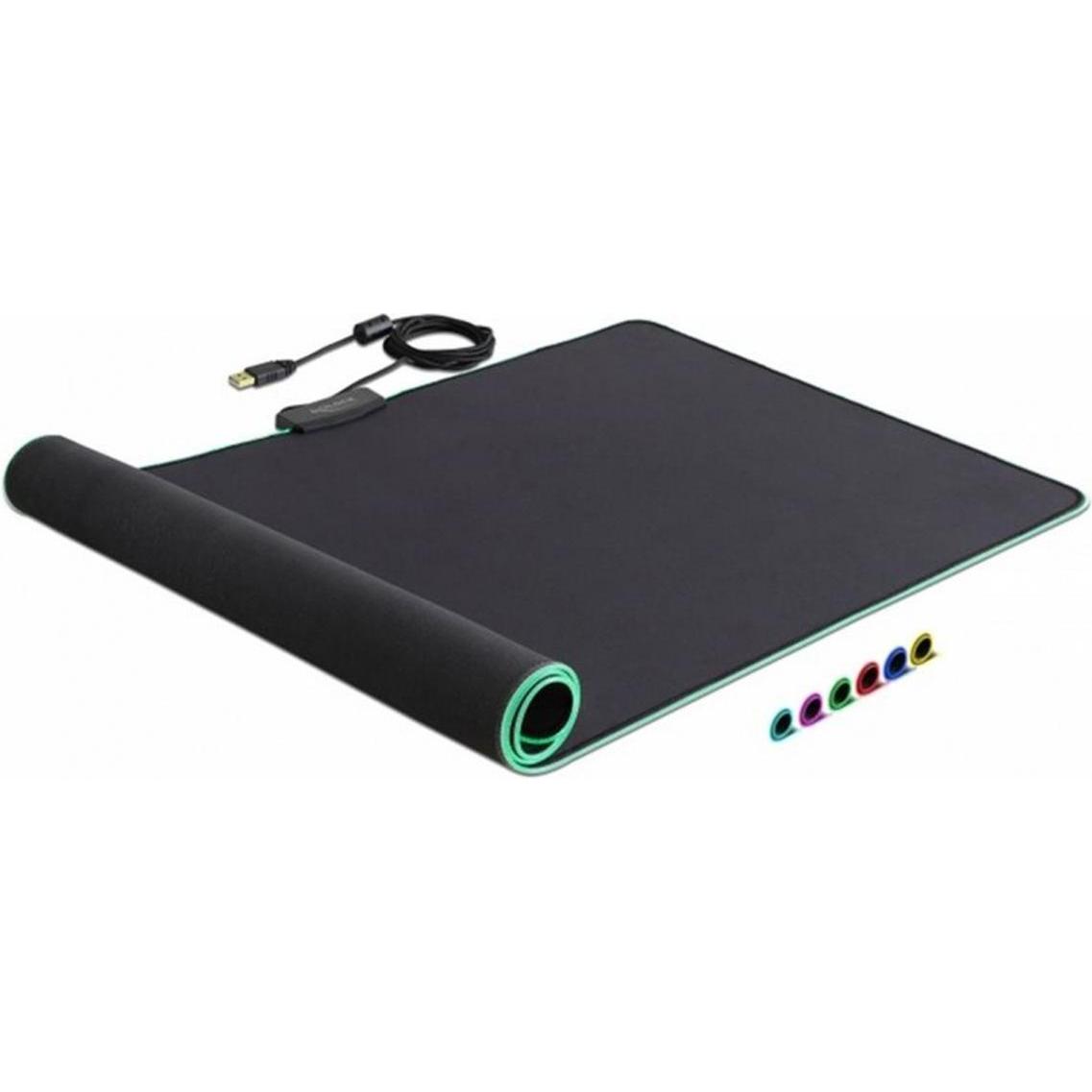 Delock 12555 (Wide), Mausmatte, Schwarz