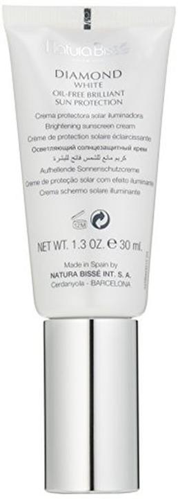 Immagine prodotto Natura Bisse SPF 50 Diamond White Protezione solare brillante senza olio 30ml (Crema solare viso, SPF 50, 30 ml)