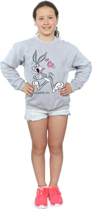 Produktbild Looney Tunes Bugs Bunny In Love Sweatshirt Mädchen (140, 146)