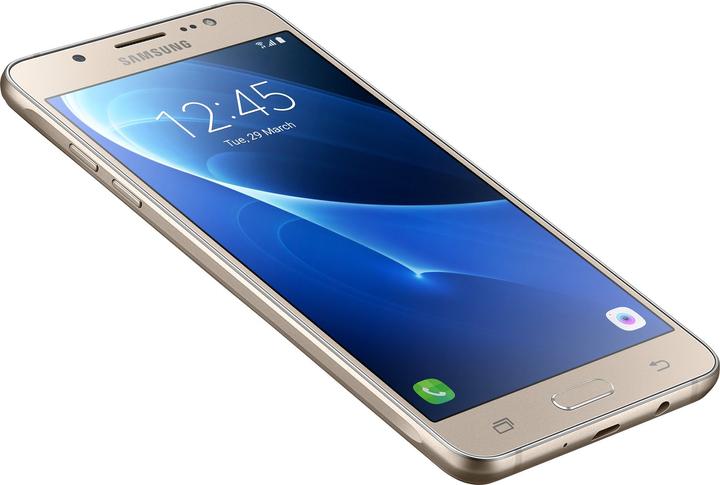 Produktbild Samsung Galaxy J5 (2016) (16 GB, Gold, 5.20", Hybrid Dual SIM, 4G)