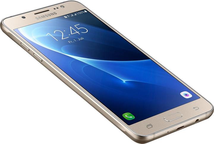 Produktbild Samsung Galaxy J5 (2016) Duos (16 GB, Gold, 5.20", Hybrid Dual SIM, 4G)