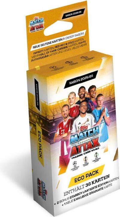Actual product image Topps Match Attax 25/26 Eco Pack (German, Booster Pack)