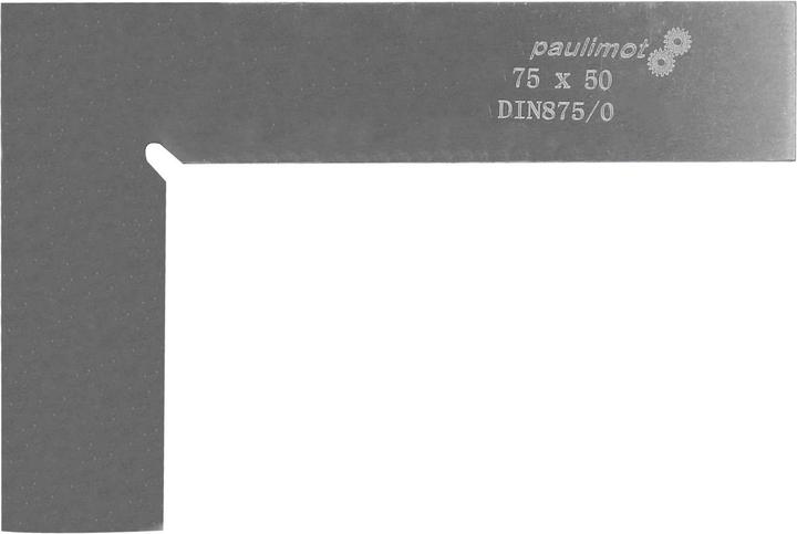 Image du produit Paulimot Flachwinkel 90° 75 x 50 mm, DIN 875/1, rostfrei
