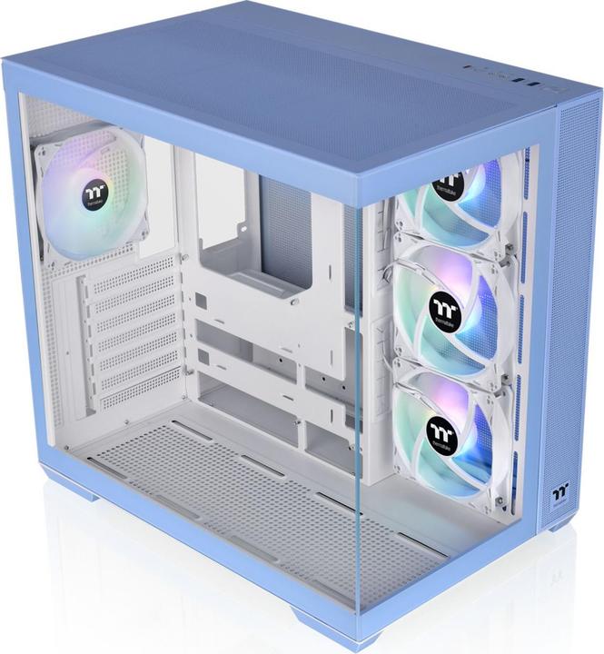 Produktbild Thermaltake View 380 TG ARGB Hydrangea Blue (Mini-ITX, ATX, mATX)