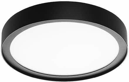 Produktbild Sg Anbauleuchte DISC 290 schwarz 606044 17W 1990lm 3000K UGR22 IK10 IP20 D290mm (1990 lm)