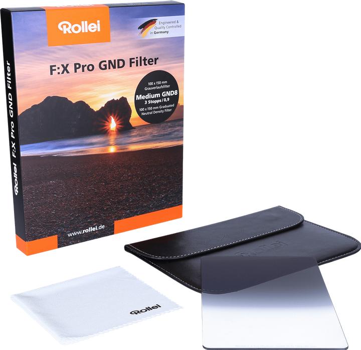 Produktbild Rollei F:X Pro Medium GND8 (100 mm, ND- / Grauverlauffilter, 100 mm)