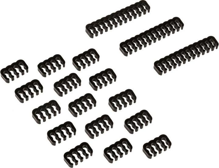 Actual product image Kolink Core Adept Braided Cable Extension Kit - Black/Red