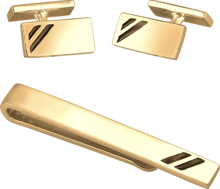 Produktbild Kuzzoi Krawattennadel Manschettenknöpfe Set Elegant 925 Silber