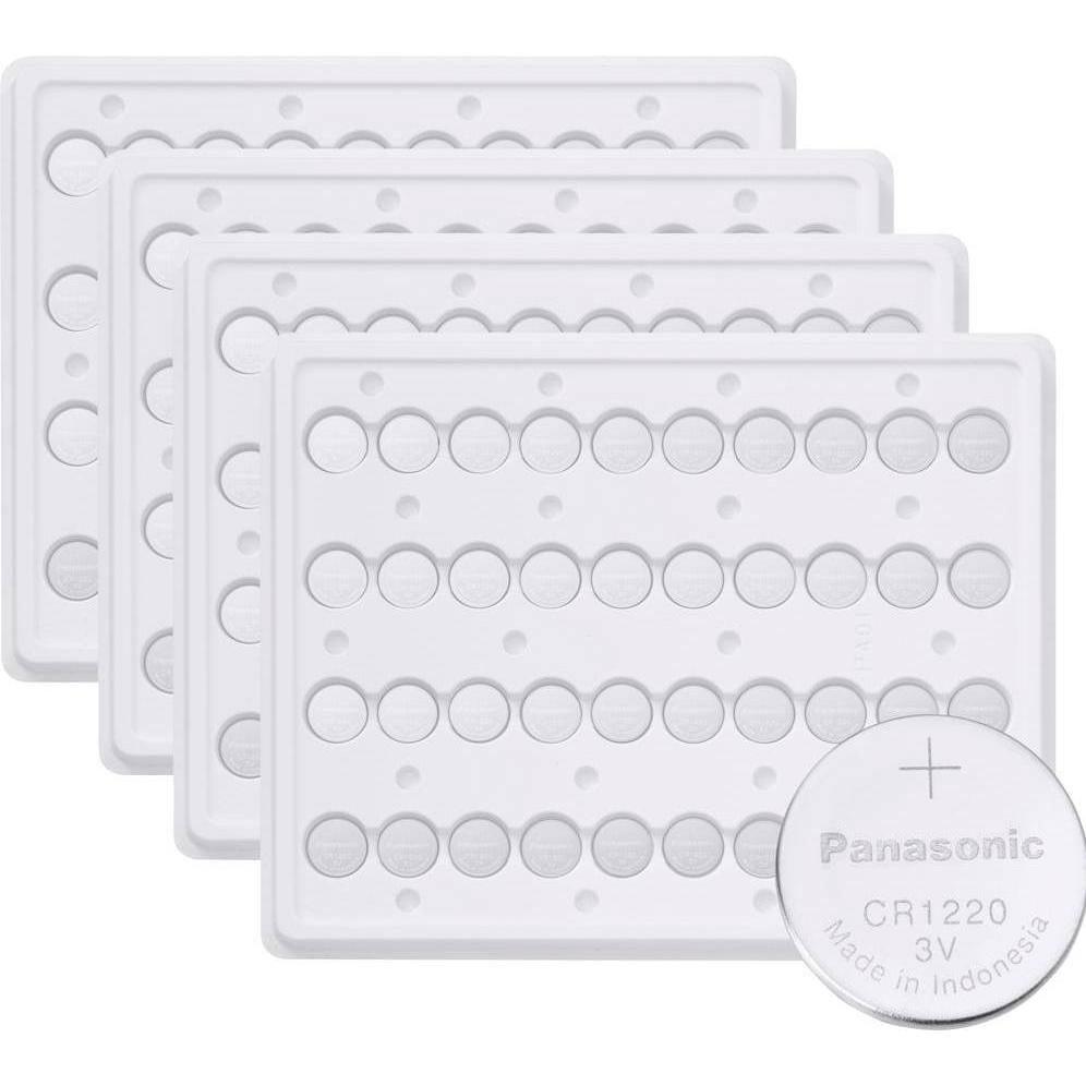 Panasonic Knopfzelle CR 1220 3 V 1600 St. 35 mAh Lithium CR1220 (1600 Stk., CR1220, 35 mAh), Batteri