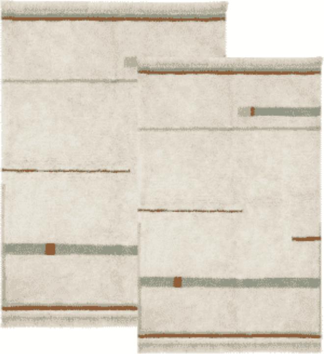 Actual product image Lorena Canals Rug Lanes Vintage Blue - XS (90 x 130 cm)