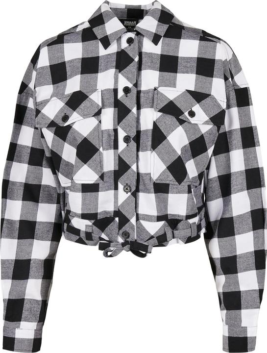 Produktbild Urban Classics Ladies Short Oversized Check Shirt (3XL)