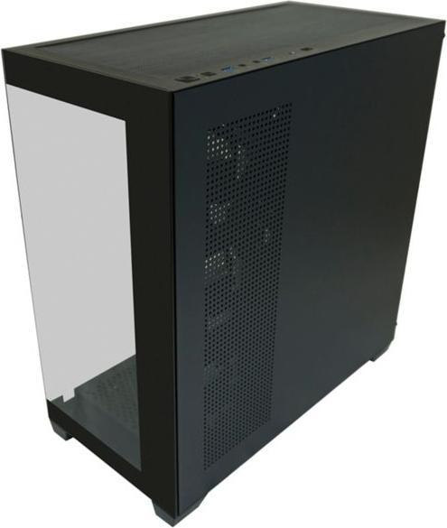 Produktbild LC-Power Geh?use MidiTower 715B black USB3.2/Audio,o.Netzteil,SEAMLESS X (Mini-ITX, ATX, mATX)