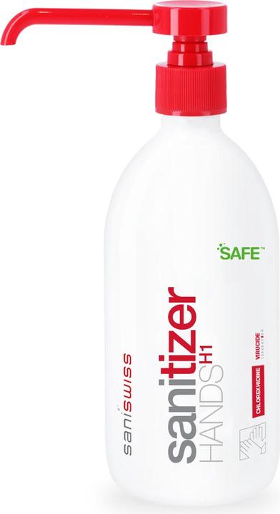 Actual product image Saniswiss SANITIZER HANDS H1 - Set of 5 (500 ml)