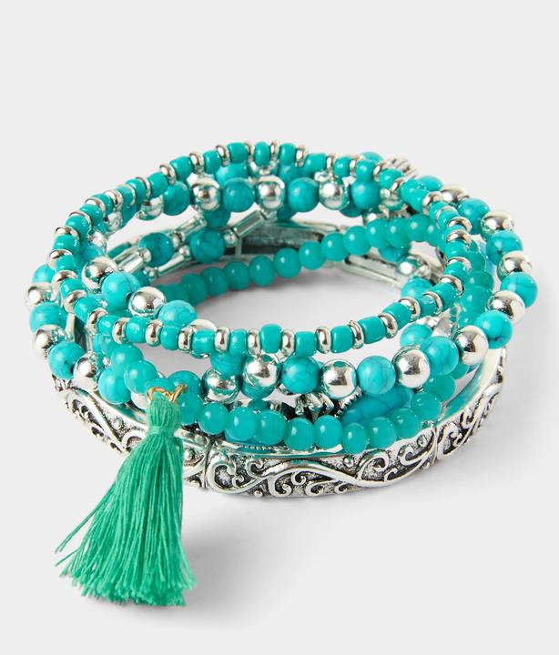Immagine prodotto Joe Browns Multi Beaded Bracelet (22.50 cm, In plastica, Zinco)