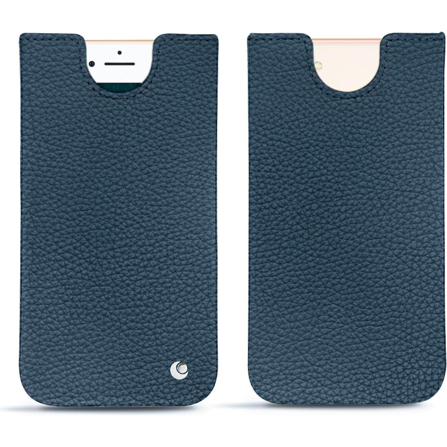 Noreve Lederschutzhülle (Apple iPhone 7), Smartphone Hülle, Blau