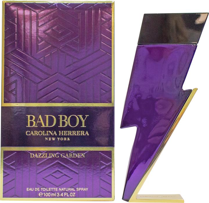 Actual product image Carolina Herrera Bad Boy Dazzling Garden Eau de Toilette 100 ml (Eau de toilette, 100 ml)