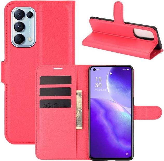 Produktbild MU Classic Litchi Leder Bookcover Series (Oppo Find X3 Lite)