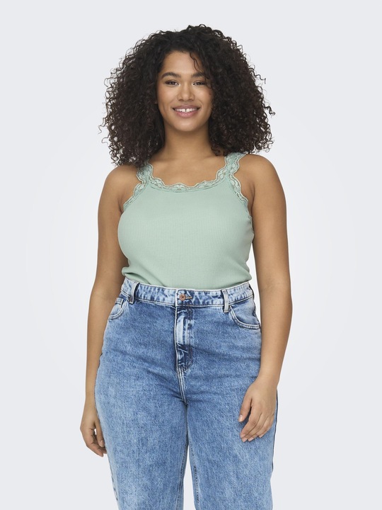 Immagine prodotto Only Top curvy in pizzo senza maniche (46, 48, M)