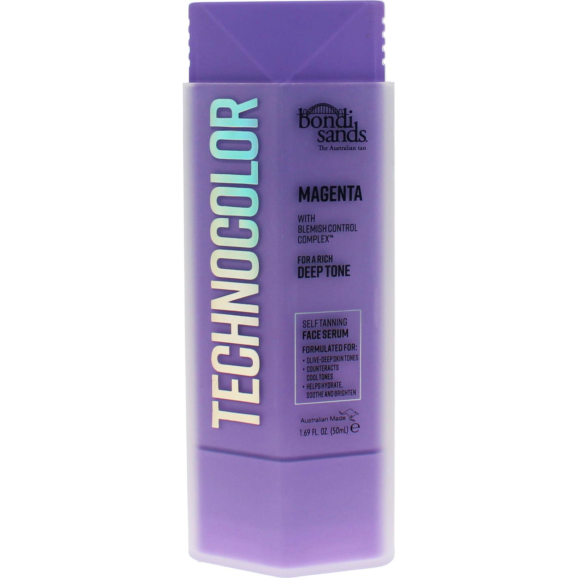 Bondi Sands Technocolor Magenta Selbstbräuner Gesichtsserum Einfache Anwendung Streifenfrei 50ml - Angereichert (Selbstbräunungsserum, 50 ml) (BS127)