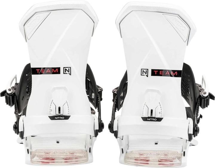 Actual product image Nitro Team Men's Snowboard Bindings "White" 2025-L (44 - 48) (L)