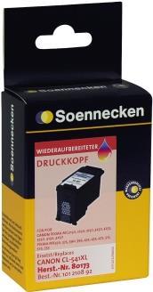 Actual product image Soennecken Ink cartridge 80173 like Canon CL541XL c/m/y - Ink cartridge (M, C, Y)