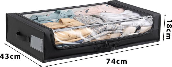 Produktbild Wellcraft Unterbett-Aufbewahrungsboxen (4er-Set) (43 cm, 4x)