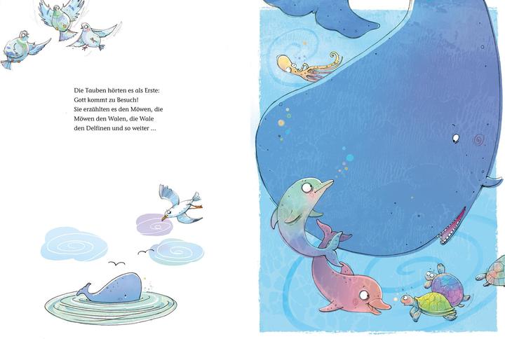 Image du produit Gott kommt zu Besuch! (Allemand, Angela Glökler, Franz Hübner, Rea Grit Zielinski, 2023)