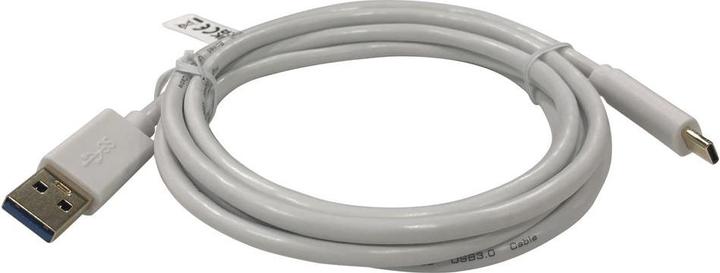 Actual product image RND Electronics USB cable USB A plug - USB C plug 2m USB 3.1 White (2 m, USB 3.1)