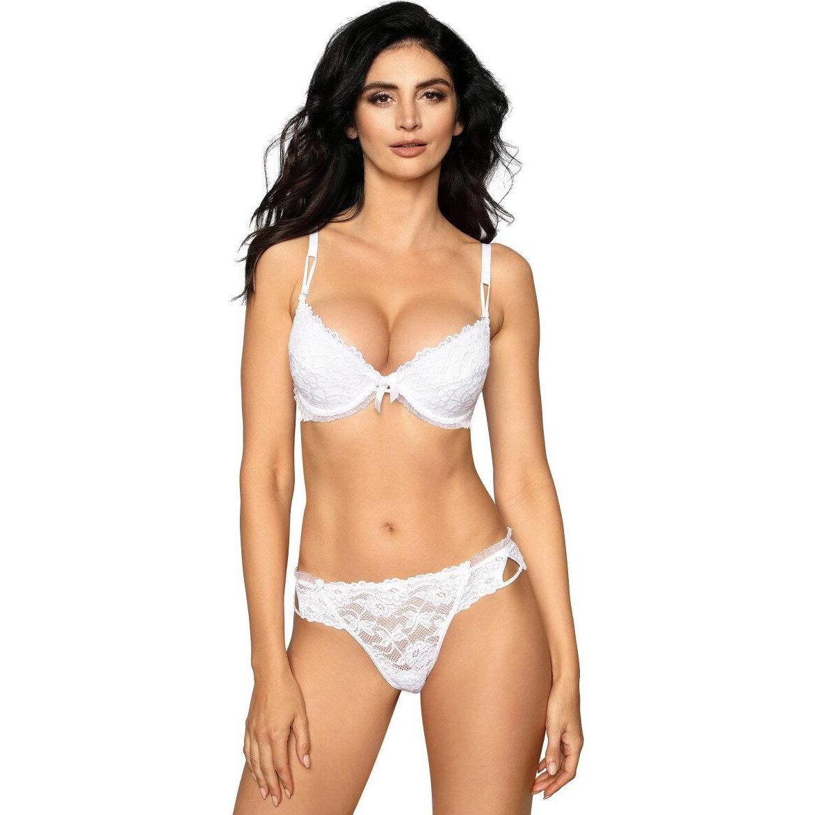 Róza, BH, Carmen push-up bra, Weiss, (75 B, Einzelpack)