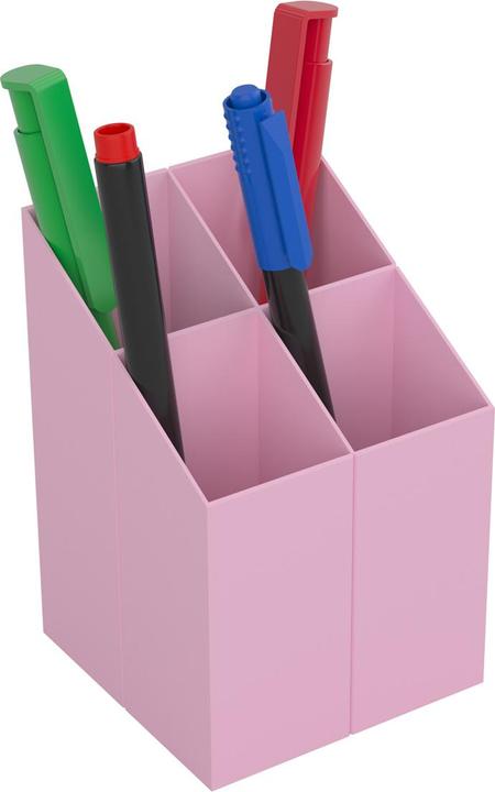 Produktbild Ico Schreibtisch-Organizer quadratisch, 4 Fächer, pastellrosa