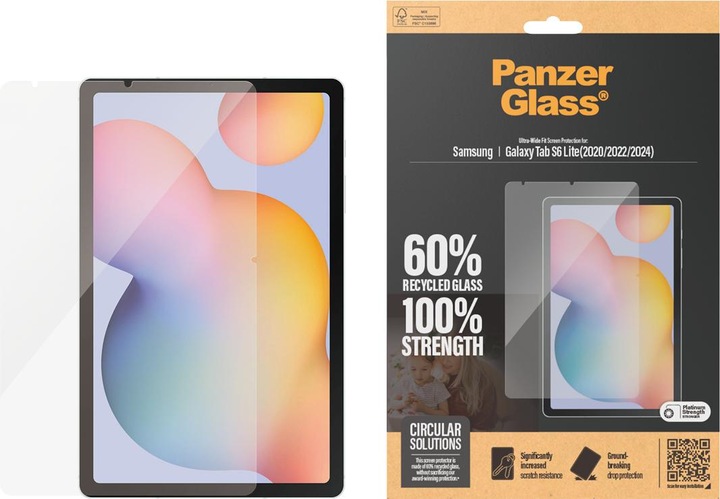 Productafbeelding PanzerGlass Ultrabrede pasvorm (1 Stuk, Galaxy Tab S6 Lite (2022))