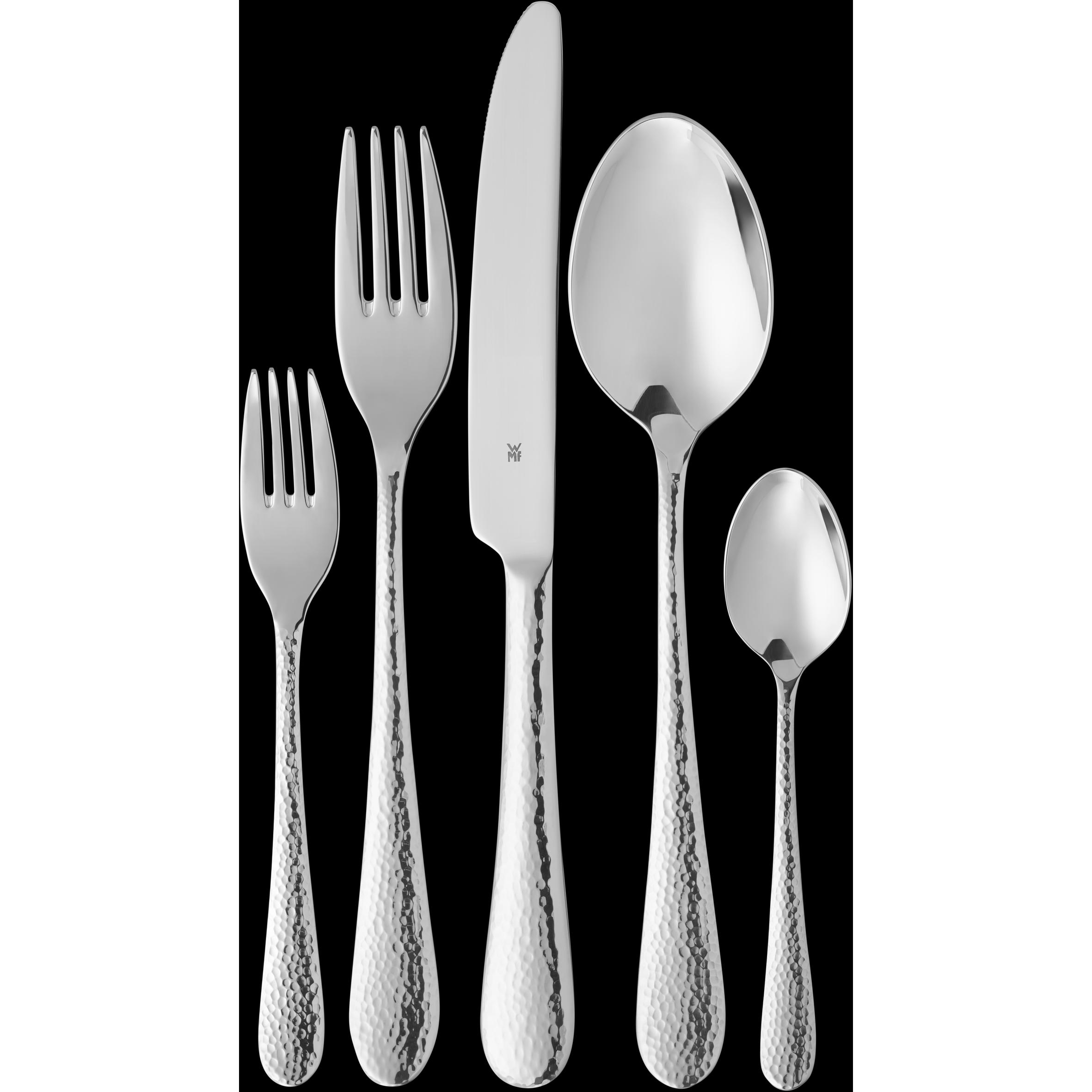 WMF Sitello Besteck Set 6 Personen, Besteck, Silber