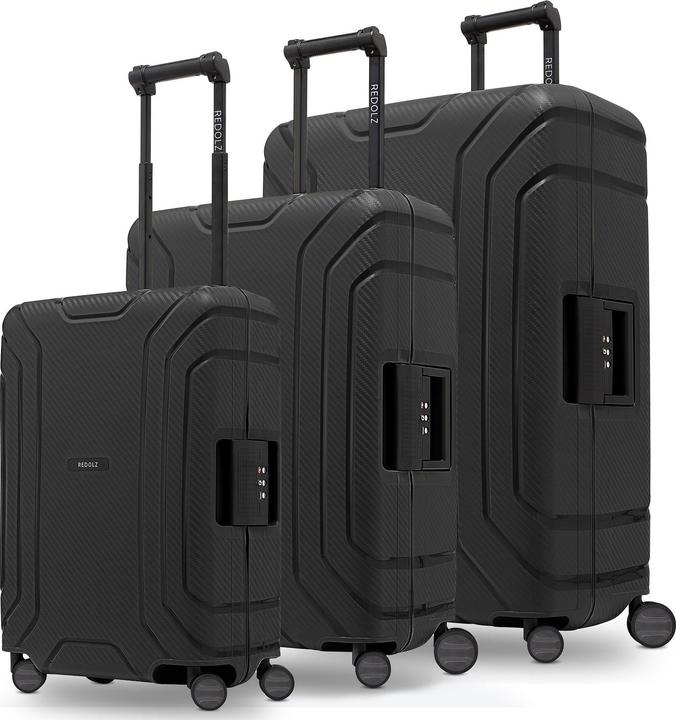Image du produit Redolz Essentials 15 Set de valises à 4 roulettes 3 pièces avec fermeture à trois points (210 l)