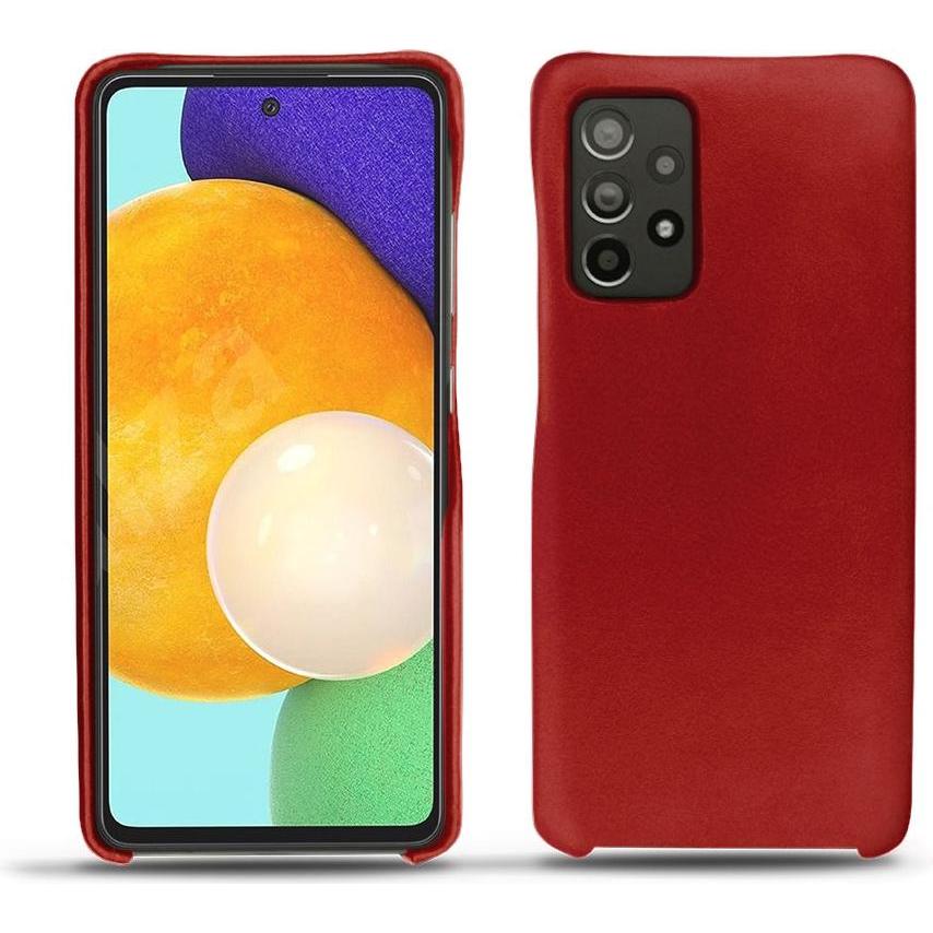Noreve Lederschutzhülle (Samsung Galaxy A52), Smartphone Hülle, Rot
