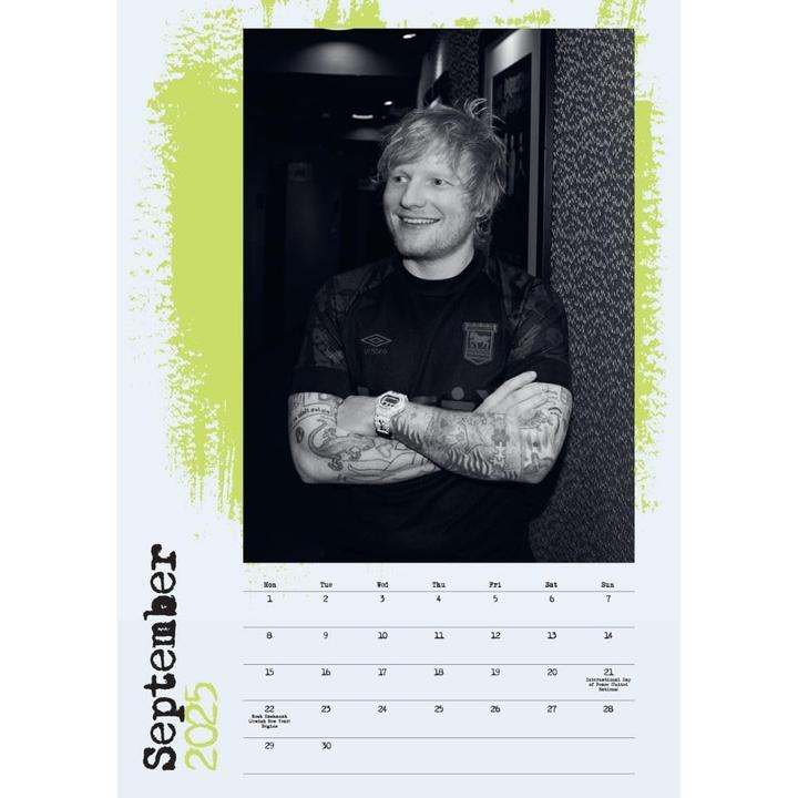 Produktbild Ed Sheeran Wandkalender 2025 A3 (A3, Deutsch)