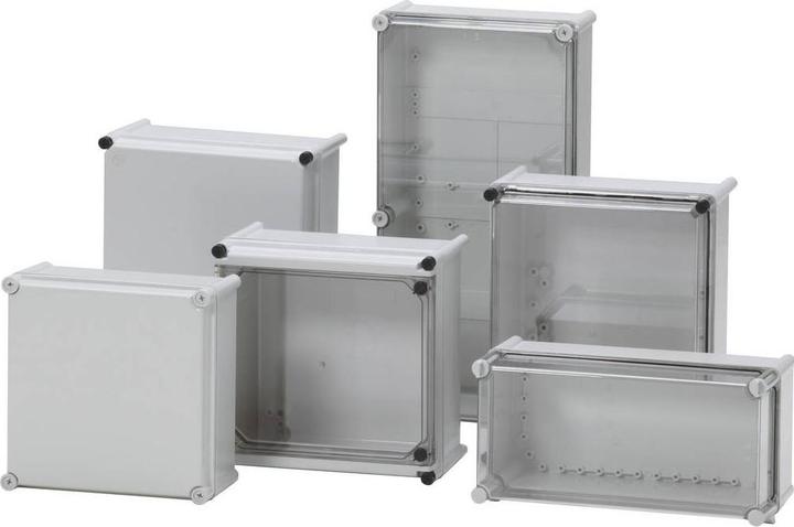 Image du produit Fibox Boîtier d'installation 190 x 190 x 130 Polycarbonate Gris clair (RAL 7035) PC 1919 13 T-2FSH 1 pc. (Boîtier)