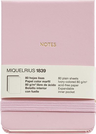 Actual product image Miquelrius Pink leatherette sketchbook (Hardcover)
