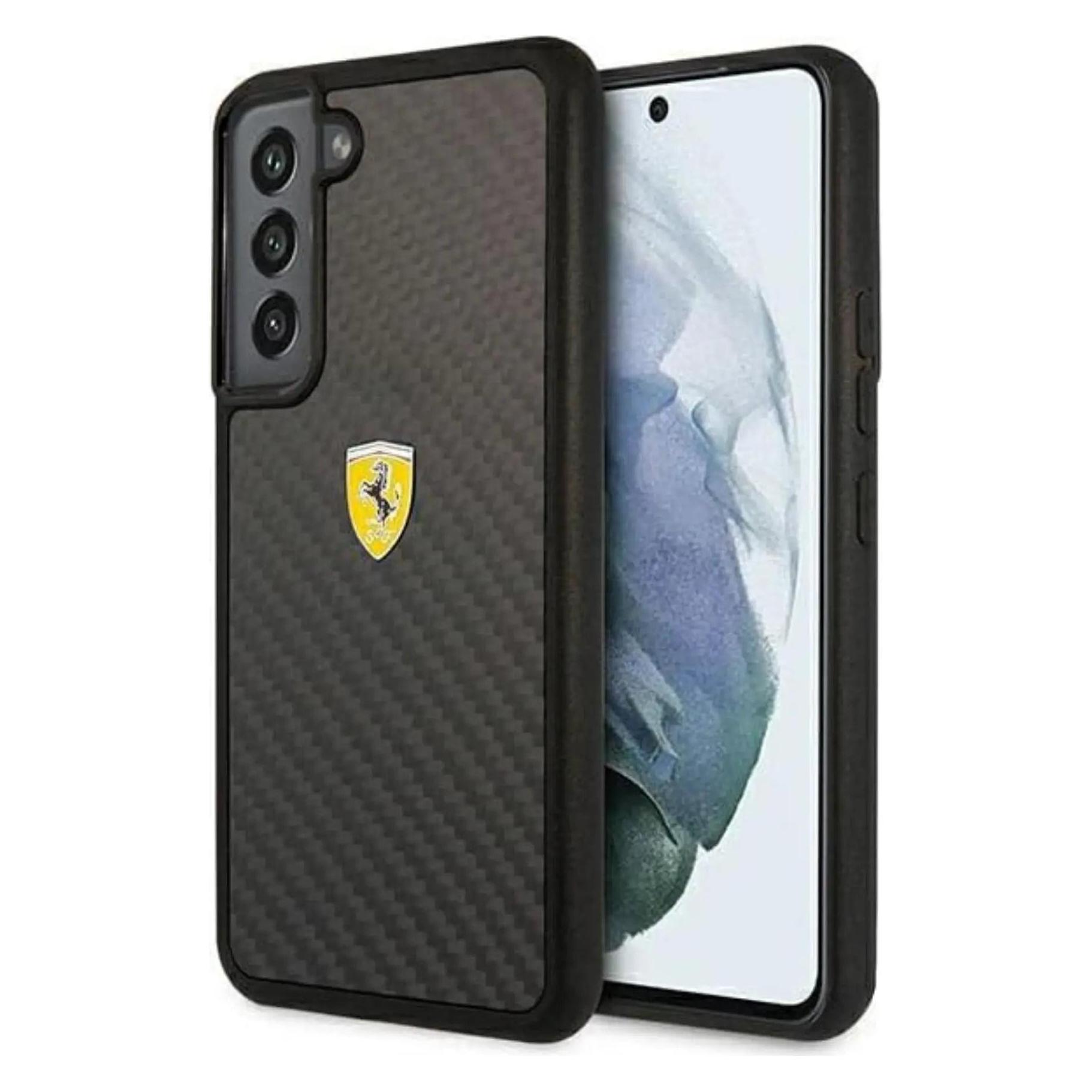 Ferrari Fefe Series (Samsung Galaxy S22), Smartphone Hülle, Schwarz