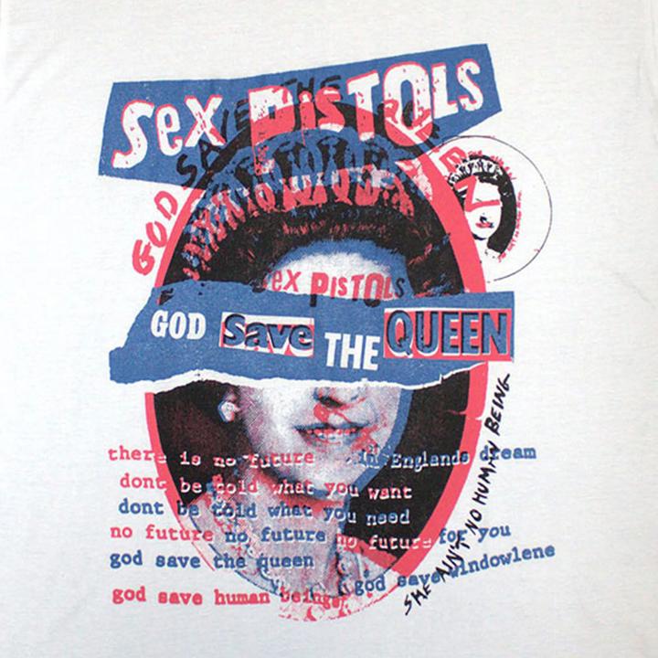 Immagine prodotto God Save The Queen Maglietta Cucitura in Sovrapposizione Adulto Unisex (XXL)