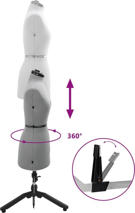 Actual product image vidaXL Kleiderform