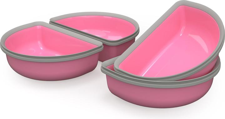 Produktbild SureFeed Halbschalen Zweierset pink (20 cl)