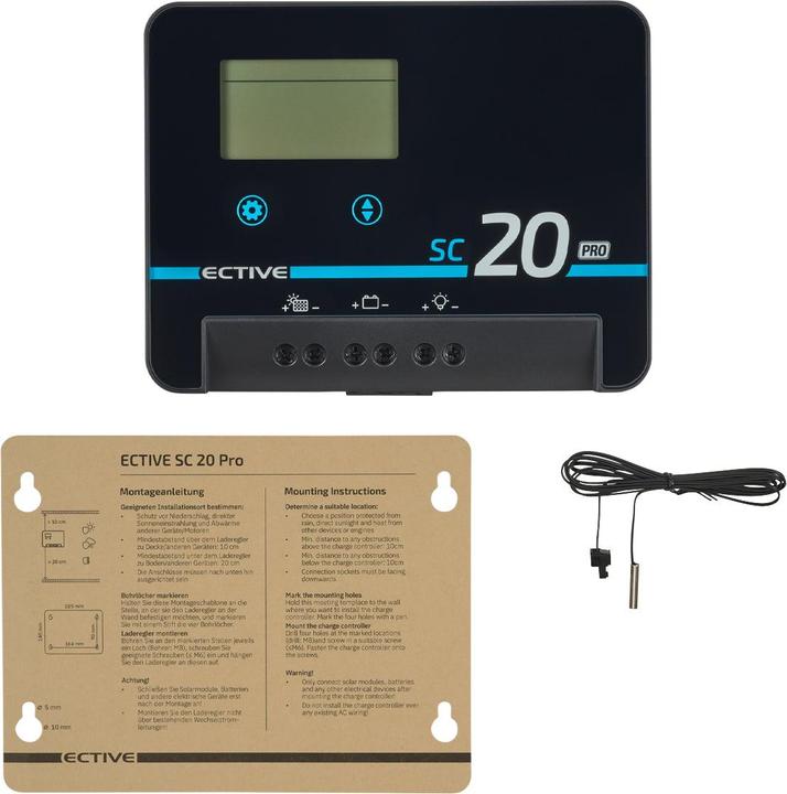 Image du produit Ective SC 20 Pro | MPPT Solar-Laderegler 12V/24V 20A | 2. Generation