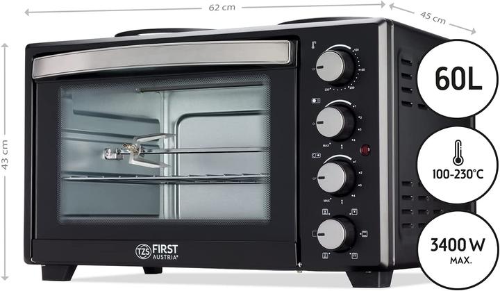 Actual product image First Electric stove with oven FA-5045-5