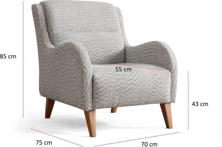 Image du produit Atelier del Sofa Nice Wing Chair