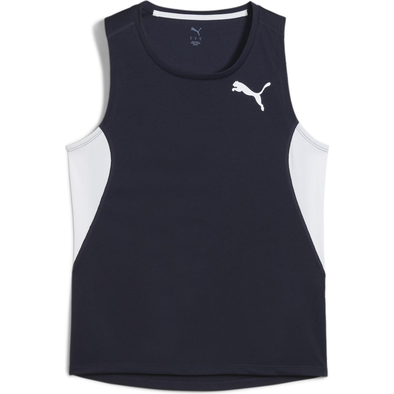 Puma, Herren, Sportshirt, W Cross The Line Singlet 3.0 (XS), Blau, XS