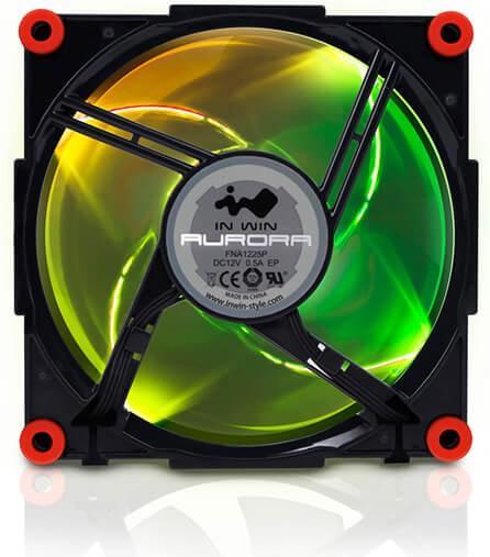 Produktbild In Win Aurora RGB-LED Lüfter, 120mm, 3er Set (120 mm, 1x)